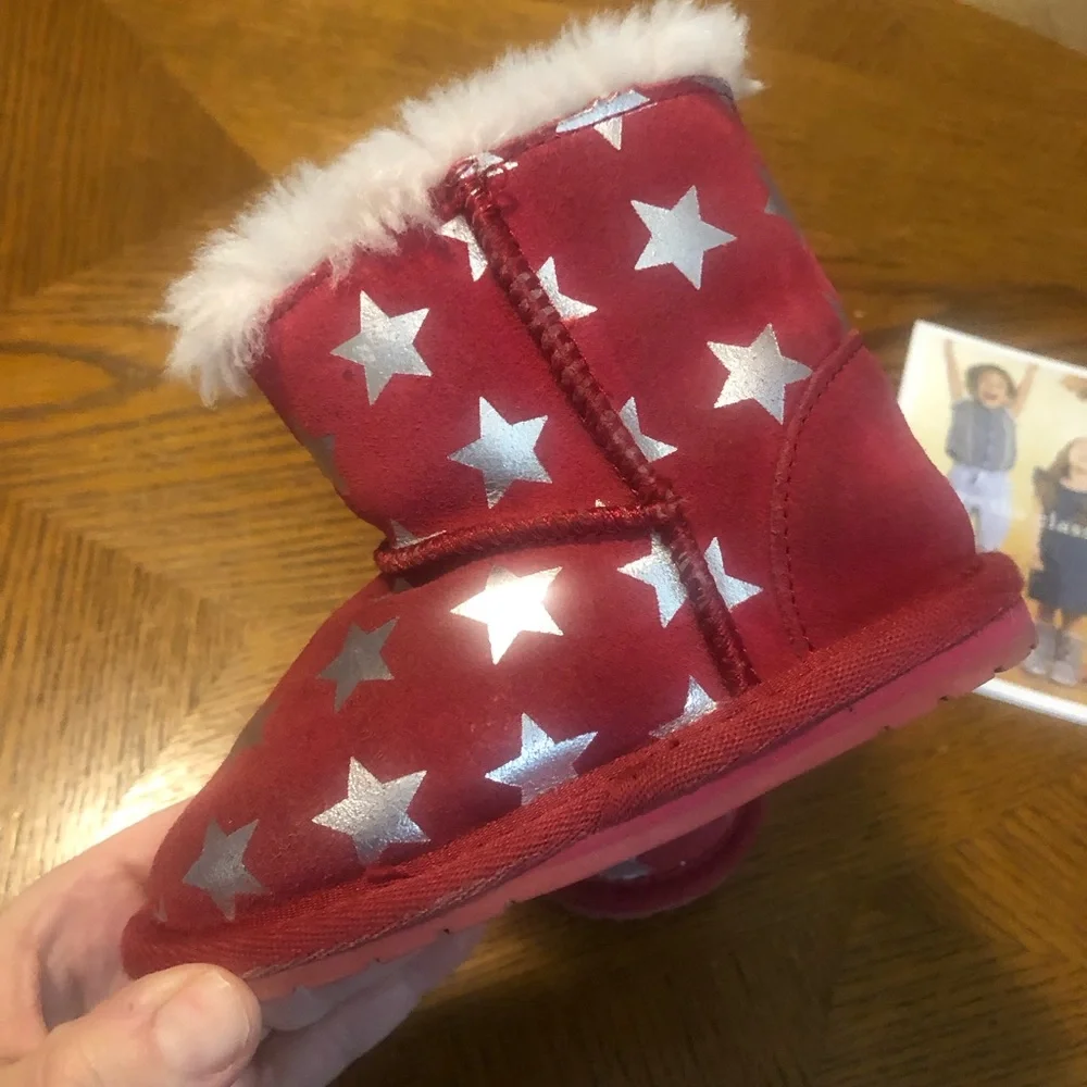 EMU Australia Starry Night Toddler Boots 18-24 mths‎ Blue Excellent